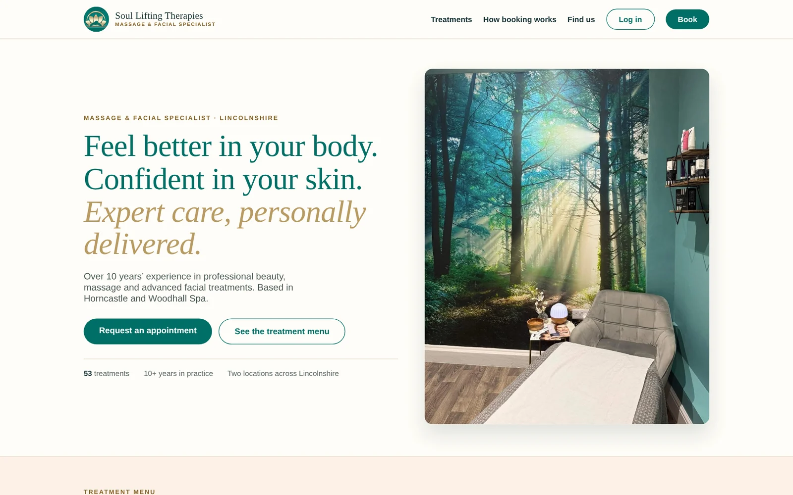 Soul Lifting Therapies website